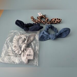 Bundle of Brand New J. Crew Bow Scrunchies NWT